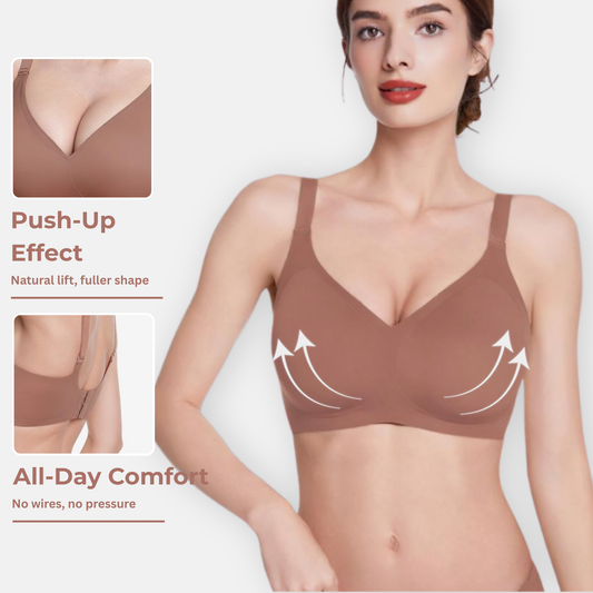 PUSH UP "SOFT" V-Neck Bra – Comfort & Lift