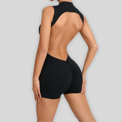 DEEP PUSH UP 2.0 Short-Sleeve Jumpsuit