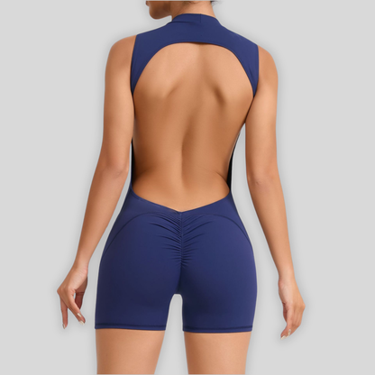 DEEP PUSH UP 2.0 Short-Sleeve Jumpsuit