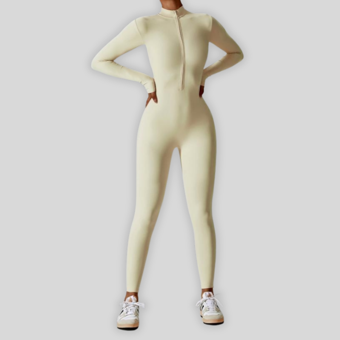 YOGA Zip Long Jumpsuit