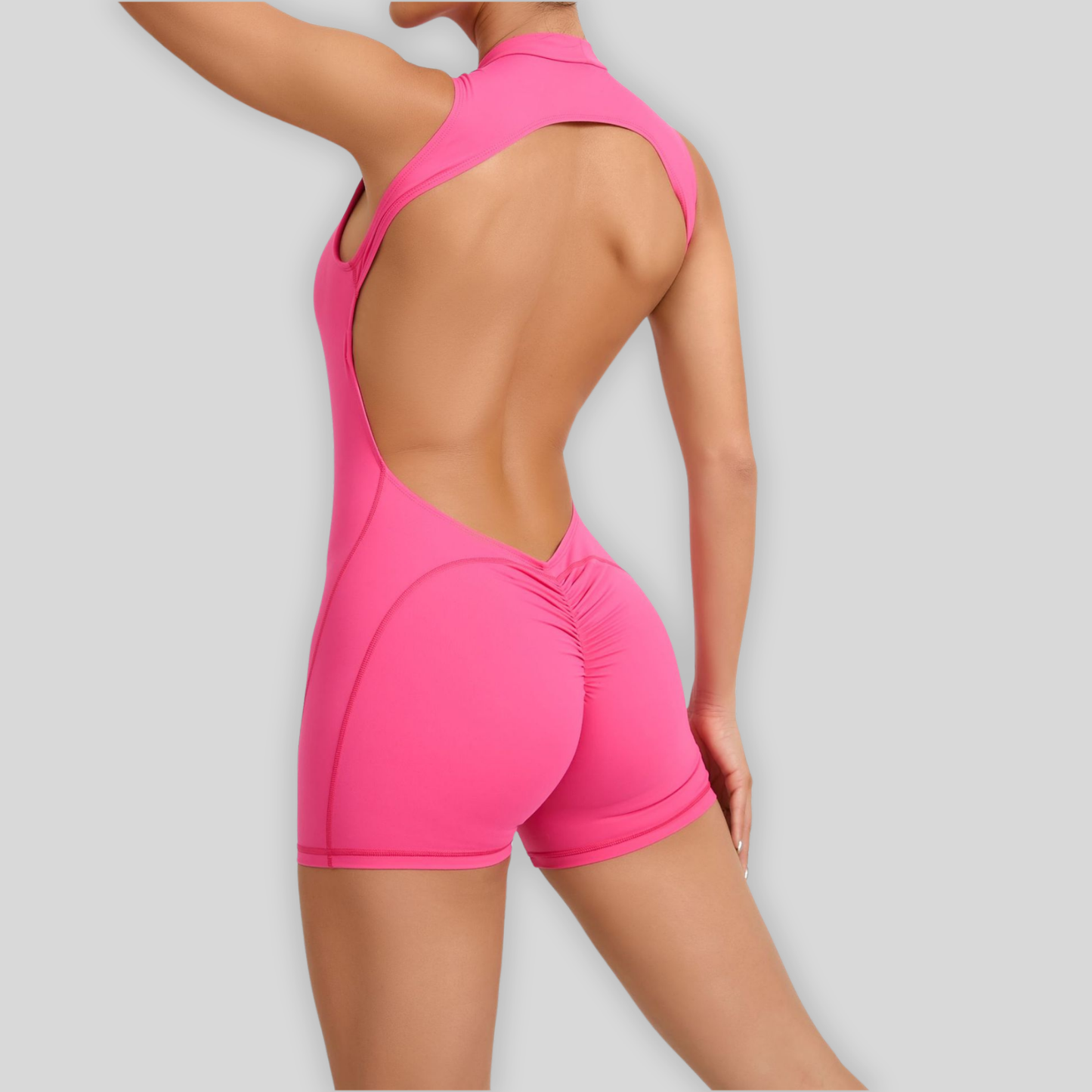 DEEP PUSH UP 2.0 Short-Sleeve Jumpsuit