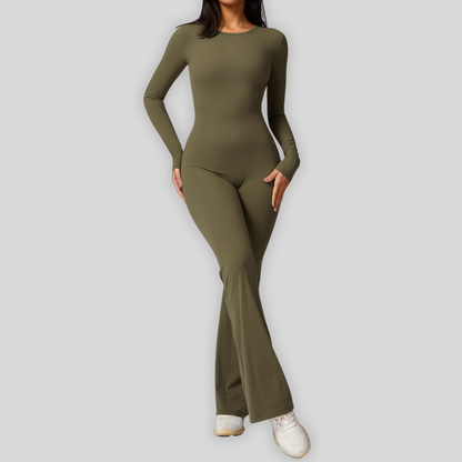 DEEP PUSH UP 2.0 BELL-SHAPED Long-sleeve Jumpsuit