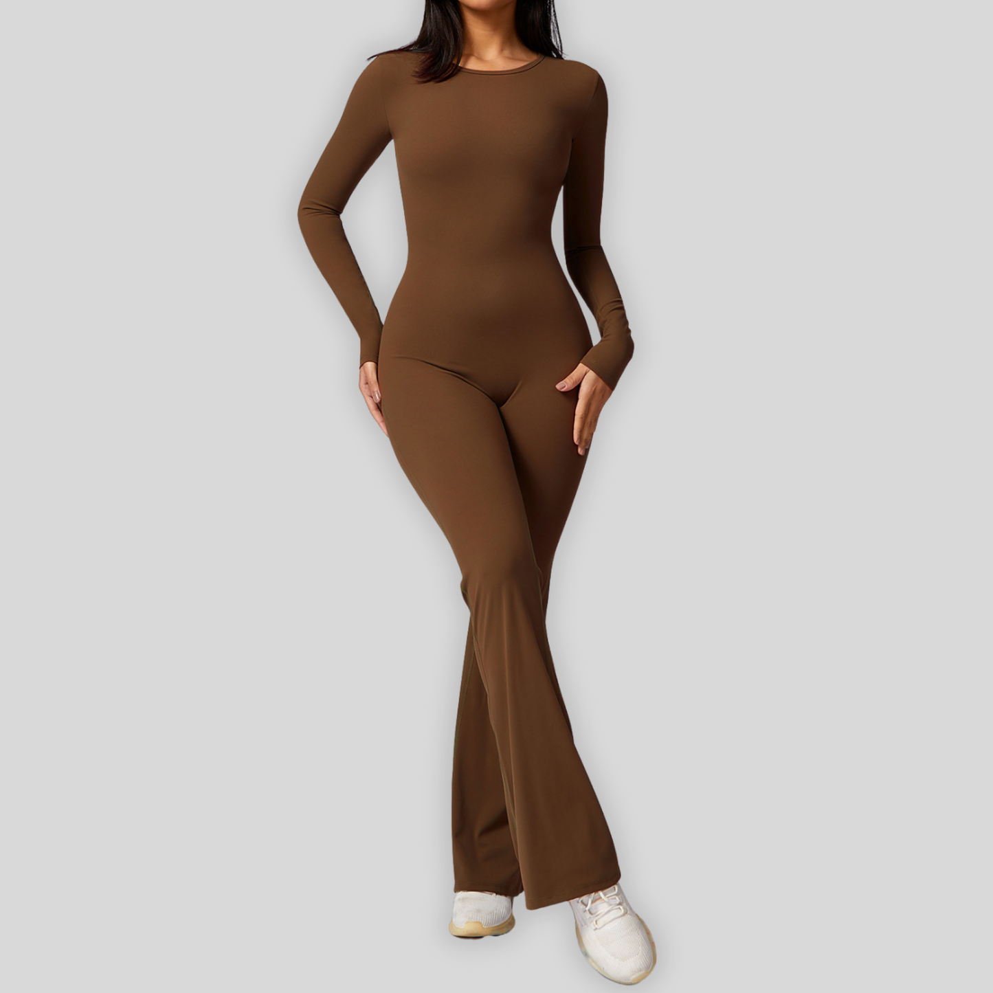 DEEP PUSH UP 2.0 BELL-SHAPED Long-sleeve Jumpsuit