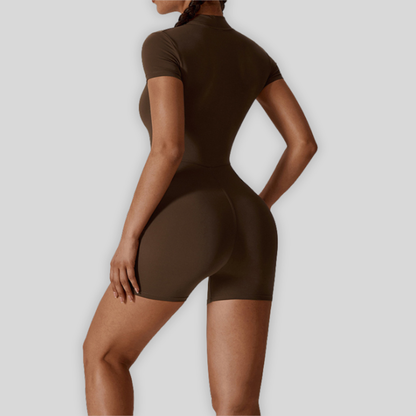 YOGA Zip Short Jumpsuit