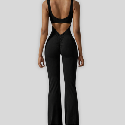 DEEP PUSH UP 2.0 BELL-SHAPED Short-Sleeve Jumpsuit