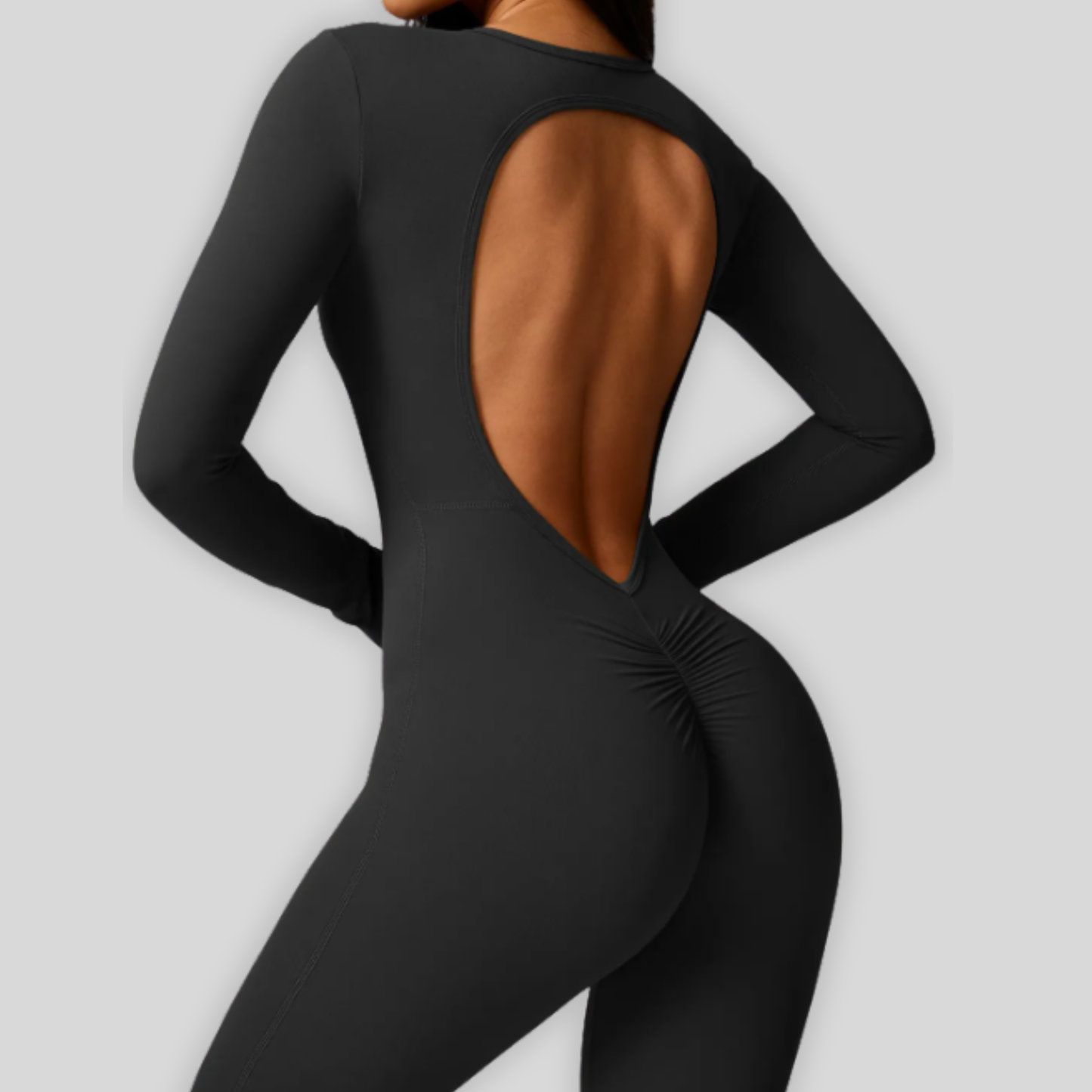 DEEP PUSH UP 2.0 BELL-SHAPED Long-sleeve Jumpsuit